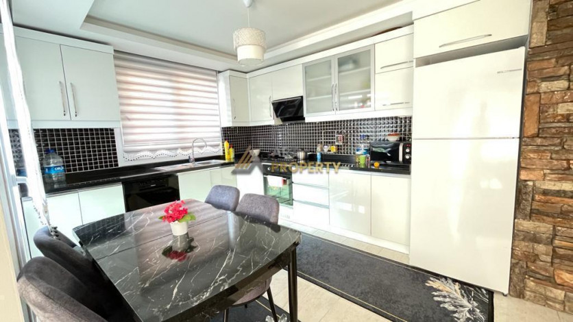 Квартира 2+1 с новой мебелью в комплексе с развитой инфраструктурой в районе Оба, 120 м2 - Ракурс 35