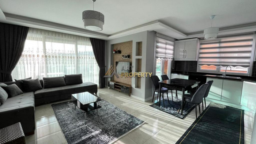 Квартира 2+1 с новой мебелью в комплексе с развитой инфраструктурой в районе Оба, 120 м2 - Ракурс 40