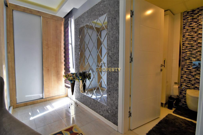 Квартира 2+1 с новой мебелью в комплексе с развитой инфраструктурой в районе Оба, 120 м2 - Ракурс 46