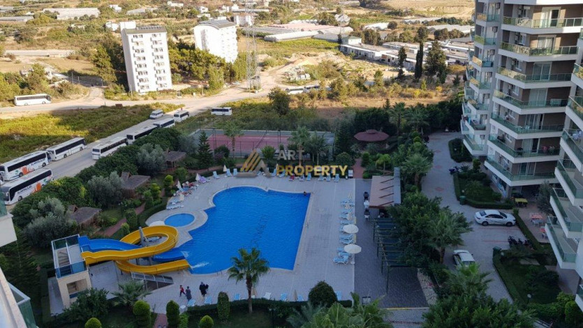 Трехкомнатная квартира 2+1 в жилом комплексе с богатой инфраструктурой в районе Авсалар, 110м2 - Ракурс 2