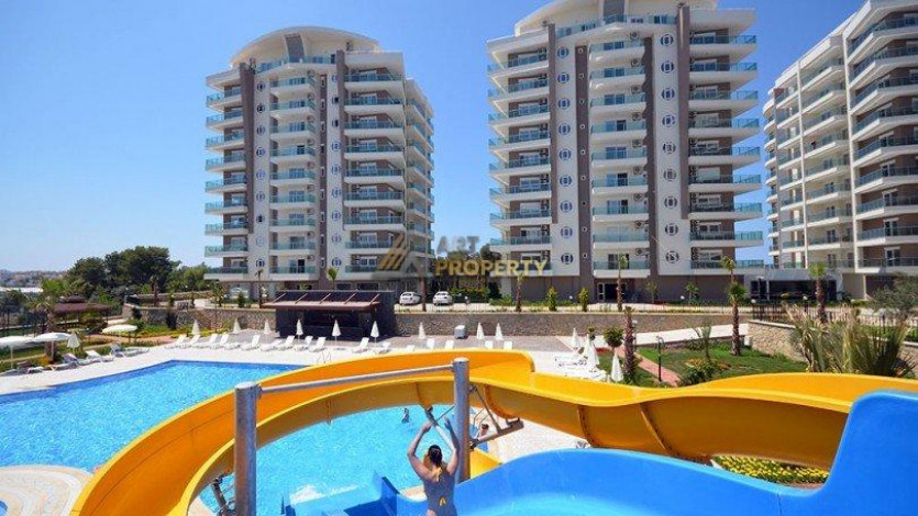 Трехкомнатная квартира 2+1 в жилом комплексе с богатой инфраструктурой в районе Авсалар, 110м2 - Ракурс 10