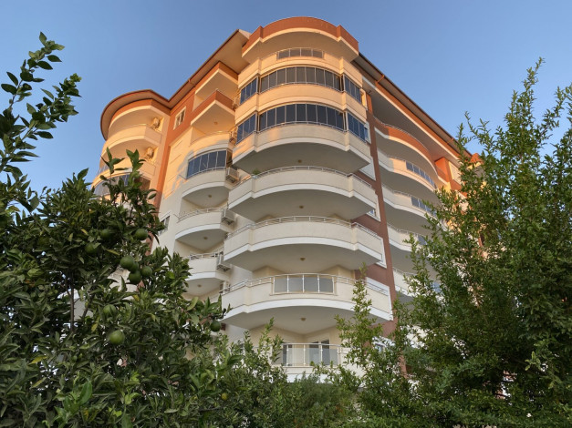 Просторная трехкомнатная квартира с частичным видом на море в районе Авсаллар, 115 м2 - Ракурс 22