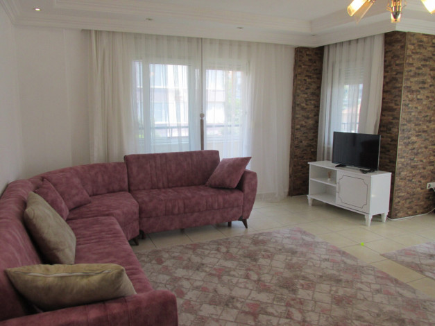 Трехкомнатная квартира в 300 метрах от Средиземного моря в районе Оба, 110 м2 - Ракурс 10