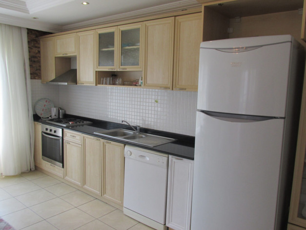 Трехкомнатная квартира в 300 метрах от Средиземного моря в районе Оба, 110 м2 - Ракурс 12