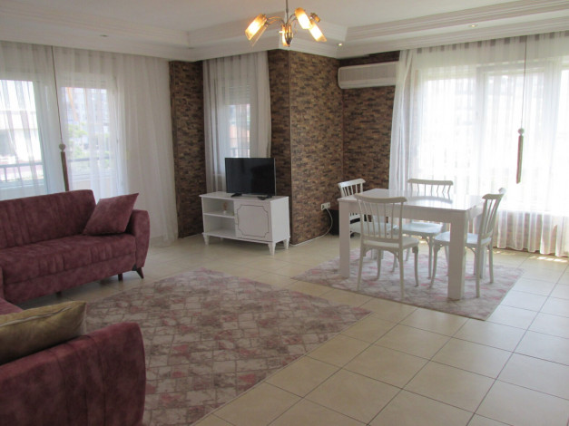 Трехкомнатная квартира в 300 метрах от Средиземного моря в районе Оба, 110 м2 - Ракурс 15