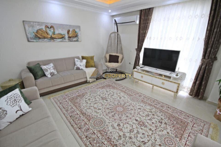 Квартира 2+1 с мебелью на высоком этаже в Махмутларе, 120 м2 - Ракурс 2