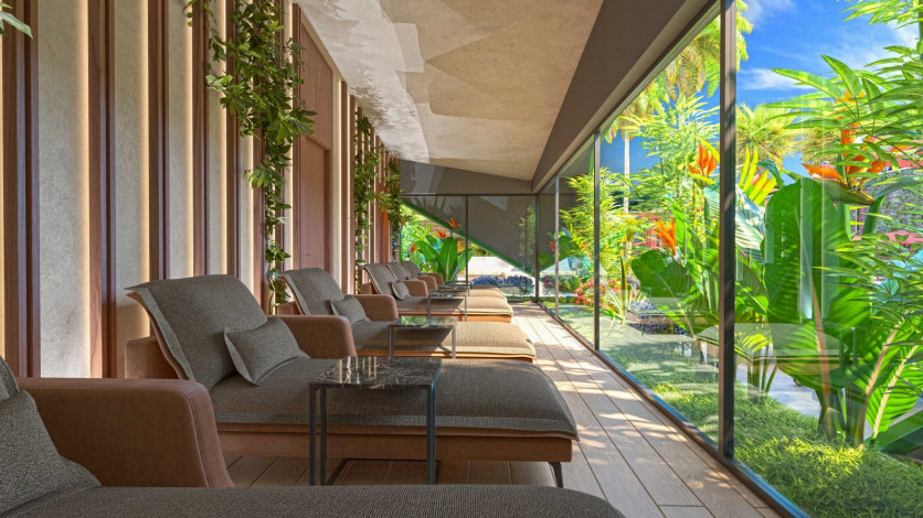 Наша гордость! Проект премиум класса Nordic Art на этапе строительства в районе Каргыджак на первой линии моря, 68-181 м2 - Ракурс 42