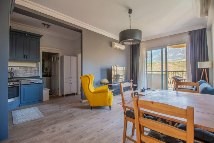 Светлые двухуровневые апартаменты 2+1 в отличном комплексе в районе Каргыджак, 137 м2 - Ракурс 19