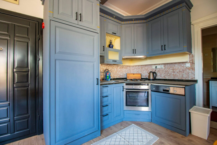 Светлые двухуровневые апартаменты 2+1 в отличном комплексе в районе Каргыджак, 137 м2 - Ракурс 20