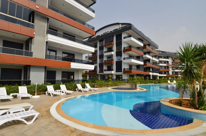 Двухуровневая квартира 2+1 в новом комплексе в районе Оба, 125 м2 - Ракурс 24