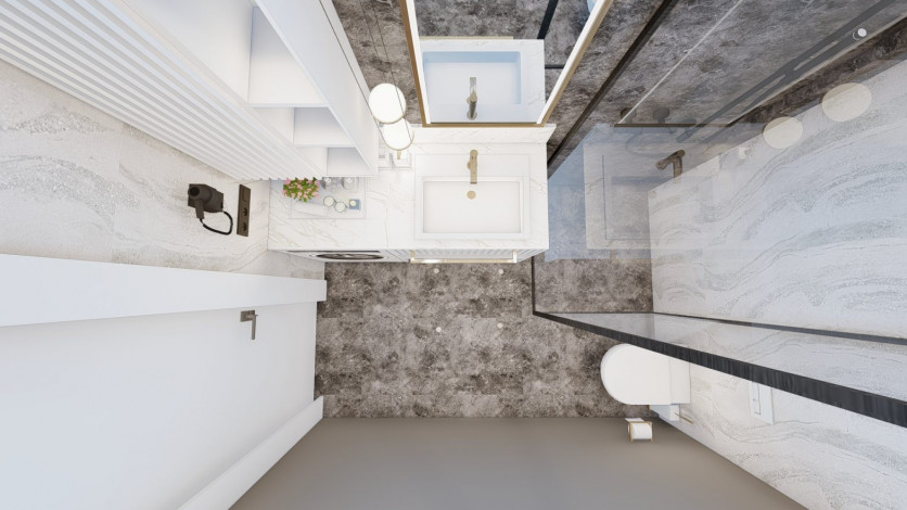 Наша гордость! Проект премиум класса Nordic Art на этапе строительства в районе Каргыджак на первой линии моря, 68-181 м2 - Ракурс 67