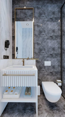 Наша гордость! Проект премиум класса Nordic Art на этапе строительства в районе Каргыджак на первой линии моря, 68-181 м2 - Ракурс 69