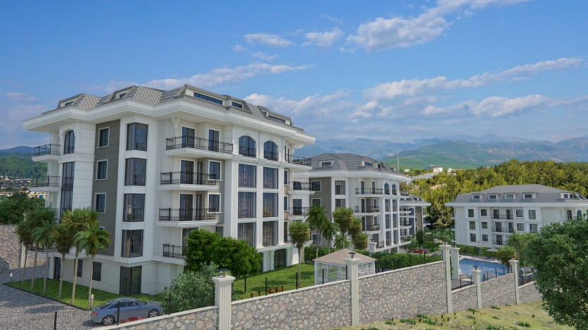 Новый проект премиум класса с видом на море и горы в районе Оба, 95-236 м2 - Ракурс 3