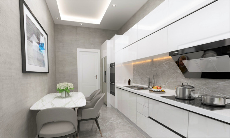 Новый проект премиум класса с видом на море и горы в районе Оба, 95-236 м2 - Ракурс 17