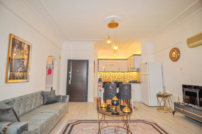 Двухкомнатная квартира на первой линии с современной мебелью в Махмутлар, 65 м2 - Ракурс 15