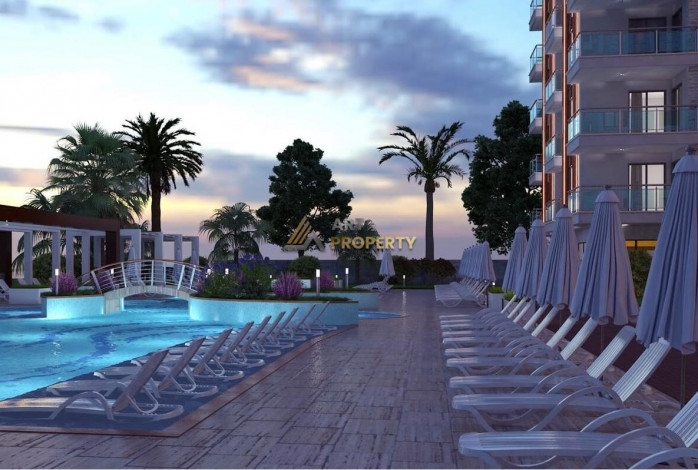 Трехкомнатная квартира в одном из больших комплексов района Махмтулар, 120 м2 - Ракурс 34