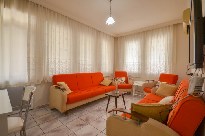 Меблированная трехкомнатная квартира в районе Махмутлар, 90 м2 - Ракурс 21