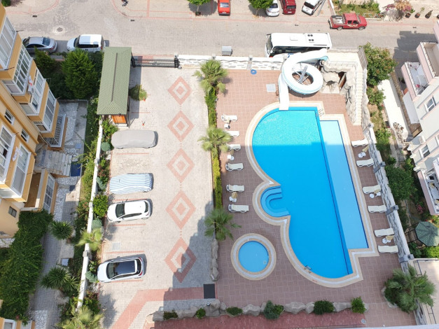 Мебелированный дуплекс 3+1 с видом на море и горы в районе Махмутлар, 170м - Ракурс 14