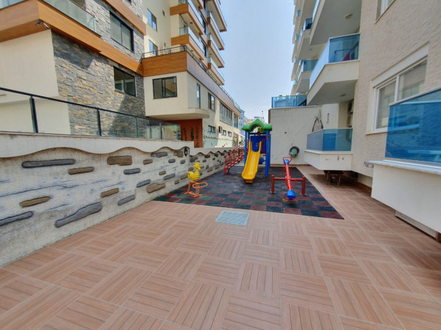 Мебелированный дуплекс 3+1 с видом на море и горы в районе Махмутлар, 170м - Ракурс 24