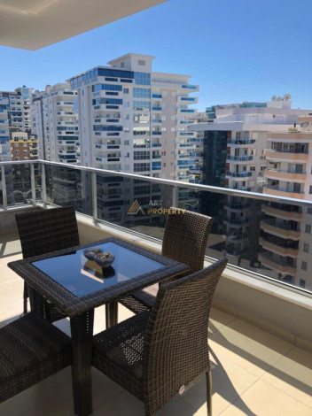 Двухкомнатная меблированая квартира на высоком этаже в районе Махмутлар, 85 м2 - Ракурс 4