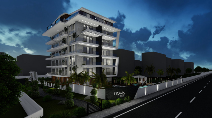 Комплекс на этапе строительства на первой линии моря в районе Кестель, 46-173 - Ракурс 24