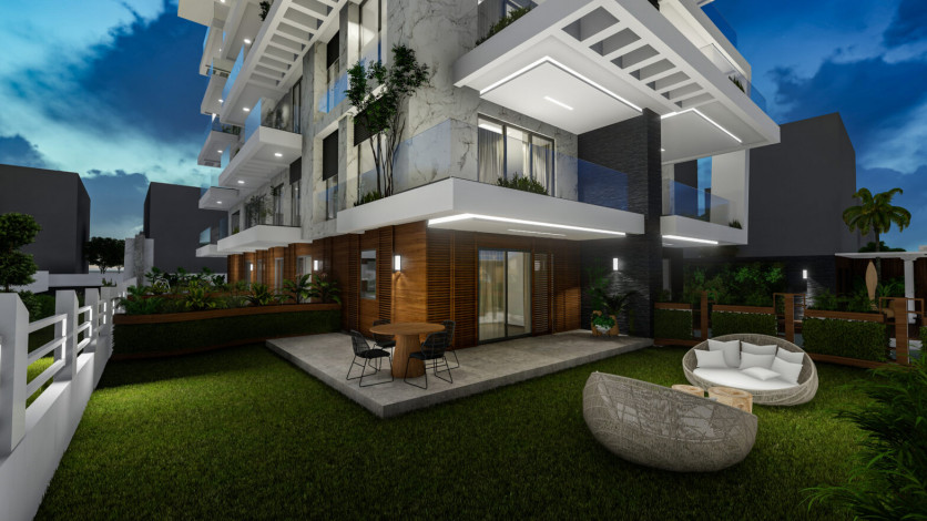 Комплекс на этапе строительства на первой линии моря в районе Кестель, 46-173 - Ракурс 25