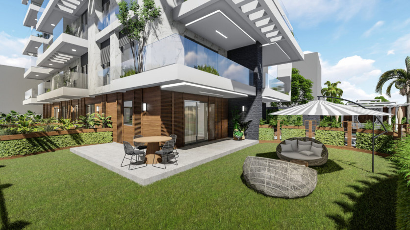 Комплекс на этапе строительства на первой линии моря в районе Кестель, 46-173 - Ракурс 34