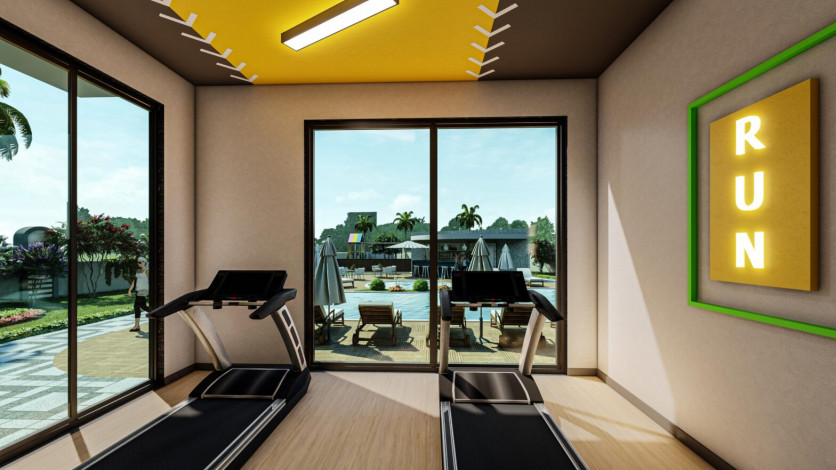 Двухкомнатная квартира в инвестиционном проекте с красивыми видами в Махмутлар, 45 м2 - Ракурс 5