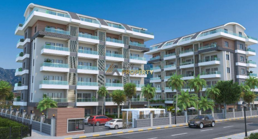 Три полностью меблированные квартиры 1+1 в 300 метрах от моря в Каргыджаке, 70 м2 - Ракурс 5