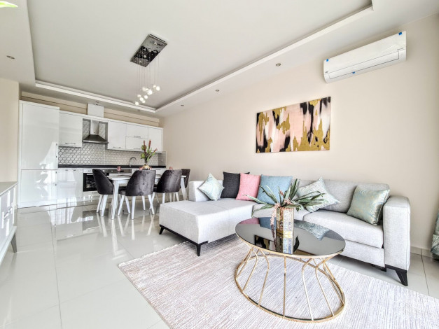 Три полностью меблированные квартиры 1+1 в 300 метрах от моря в Каргыджаке, 70 м2 - Ракурс 8