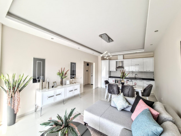 Три полностью меблированные квартиры 1+1 в 300 метрах от моря в Каргыджаке, 70 м2 - Ракурс 9