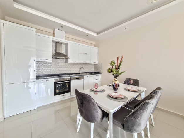 Три полностью меблированные квартиры 1+1 в 300 метрах от моря в Каргыджаке, 70 м2 - Ракурс 11