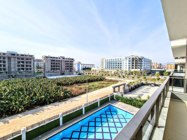 Три полностью меблированные квартиры 1+1 в 300 метрах от моря в Каргыджаке, 70 м2 - Ракурс 22