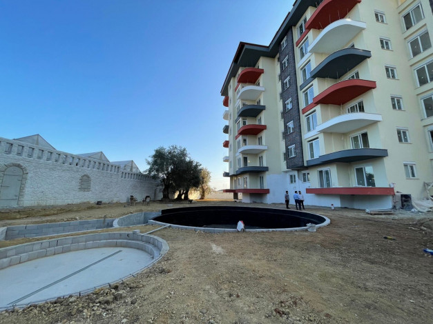 Квартира планировки 1+1 в новостройке в Авсалларе, 55 м2 - Ракурс 9