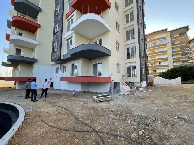 Квартира планировки 1+1 в новостройке в Авсалларе, 55 м2 - Ракурс 12