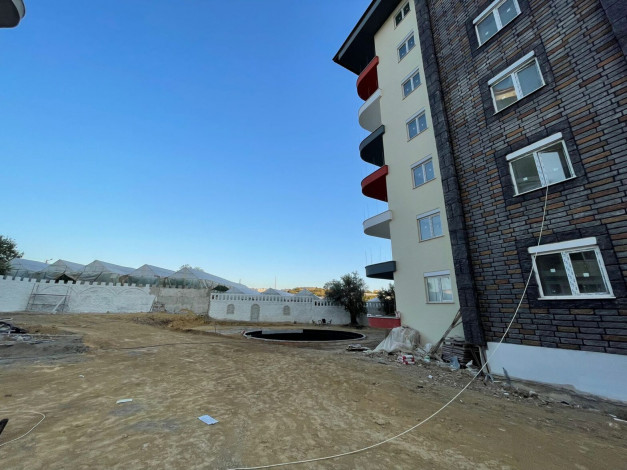 Квартира планировки 1+1 в новостройке в Авсалларе, 55 м2 - Ракурс 17