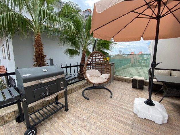 Дублекс 3+1 с выходом в сад с бассейном в Авсалларе, 220 м2 - Ракурс 5