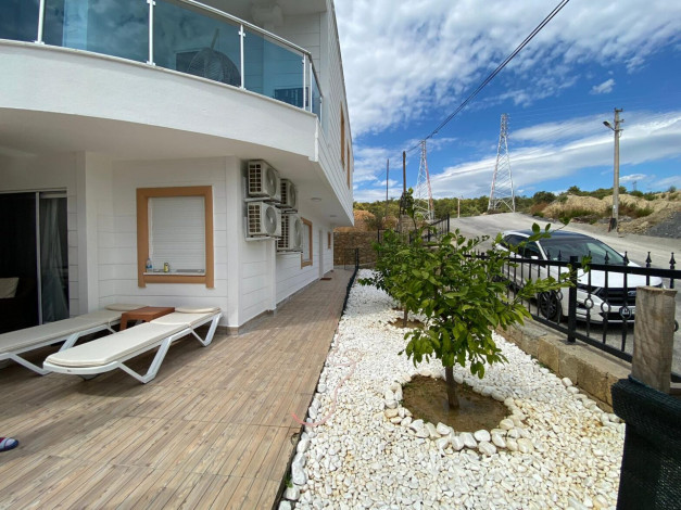 Дублекс 3+1 с выходом в сад с бассейном в Авсалларе, 220 м2 - Ракурс 7