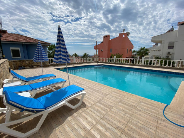 Дублекс 3+1 с выходом в сад с бассейном в Авсалларе, 220 м2 - Ракурс 10