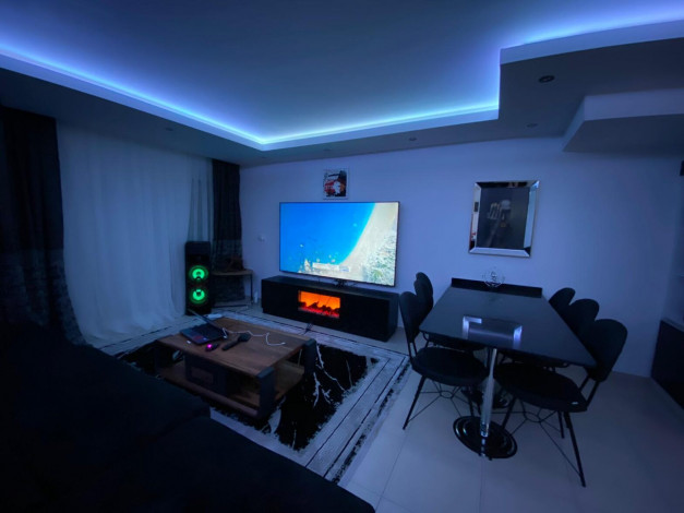 Дублекс 3+1 с выходом в сад с бассейном в Авсалларе, 220 м2 - Ракурс 11