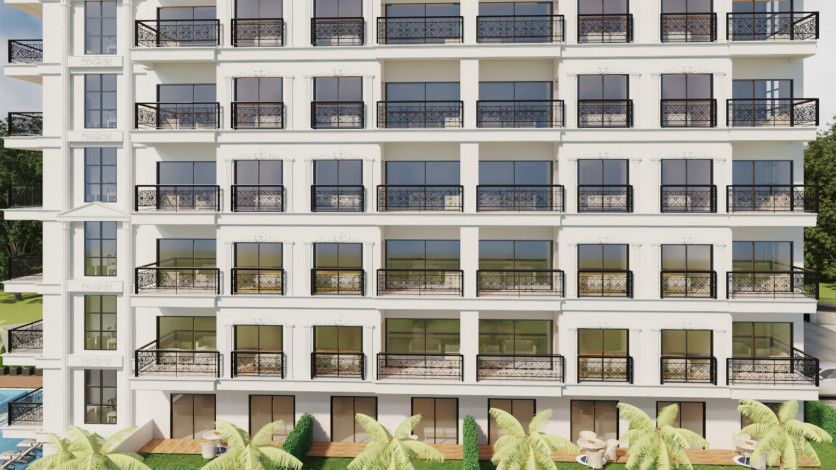 Новый проект на этапе строительства в районе Авсаллар, 51- 185 м2 - Ракурс 19