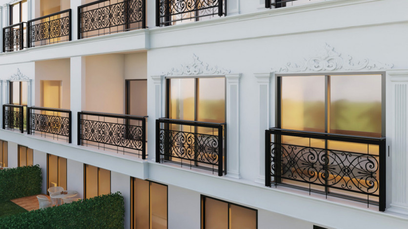 Новый проект на этапе строительства в районе Авсаллар, 51- 185 м2 - Ракурс 25