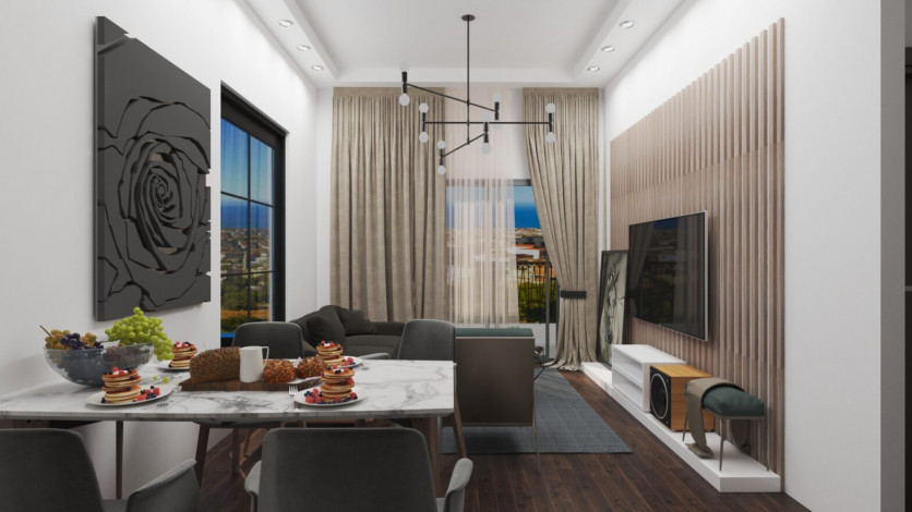 Новый проект на этапе строительства в районе Авсаллар, 51- 185 м2 - Ракурс 61