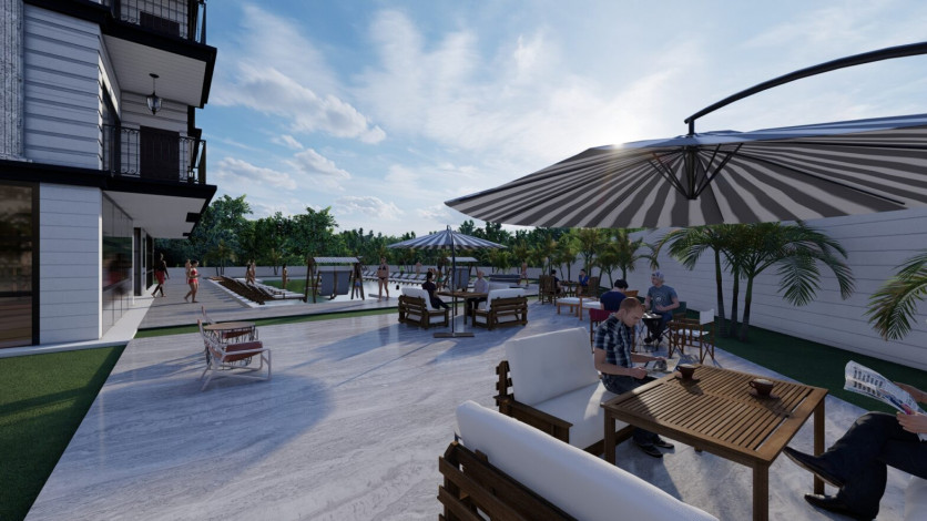 Новый проект на этапе строительства в районе Авсаллар, 51- 185 м2 - Ракурс 84