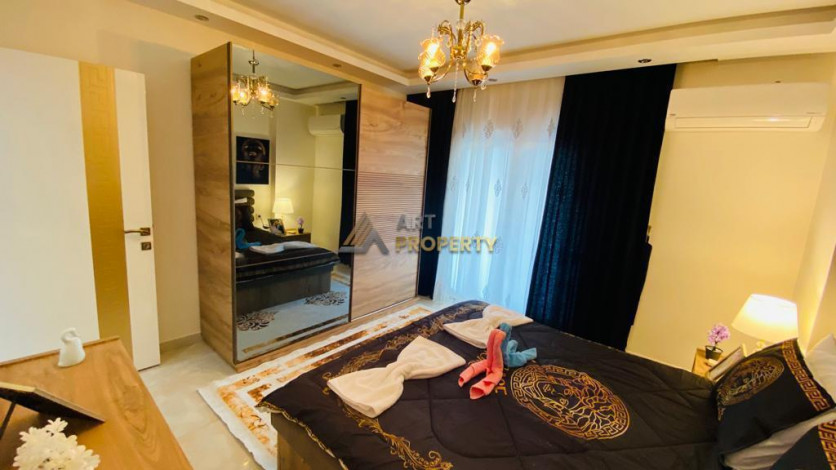 Полностью меблированная квартира 1+1 в 300 метрах от моря в Кестеле, 60 м2 - Ракурс 4