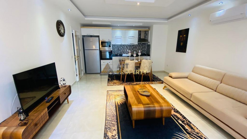 Полностью меблированная квартира 1+1 в 300 метрах от моря в Кестеле, 60 м2 - Ракурс 6