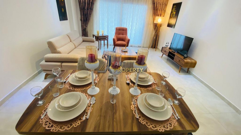 Полностью меблированная квартира 1+1 в 300 метрах от моря в Кестеле, 60 м2 - Ракурс 23