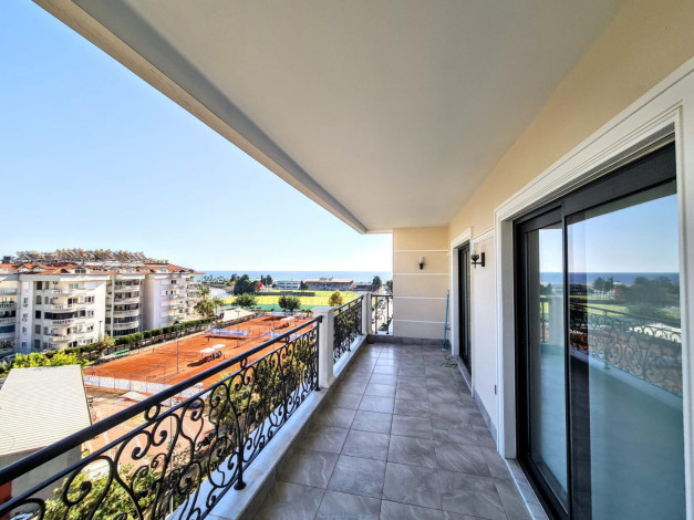 Квартира 2+1 с видом на море в одном из лучших комплексов Алании, 100 м2 - Ракурс 4