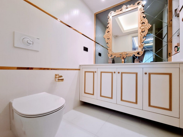 Квартира 2+1 с видом на море в одном из лучших комплексов Алании, 100 м2 - Ракурс 12