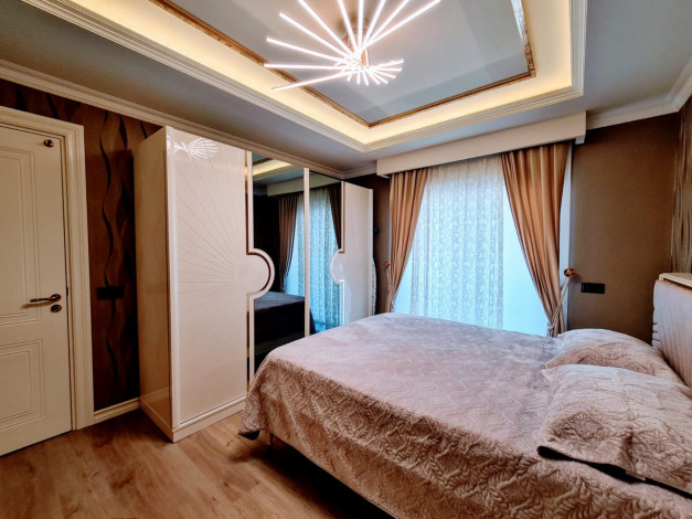 Квартира 2+1 с видом на море в одном из лучших комплексов Алании, 100 м2 - Ракурс 17